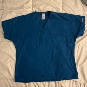 Cherokee Scrub Top Blue XS